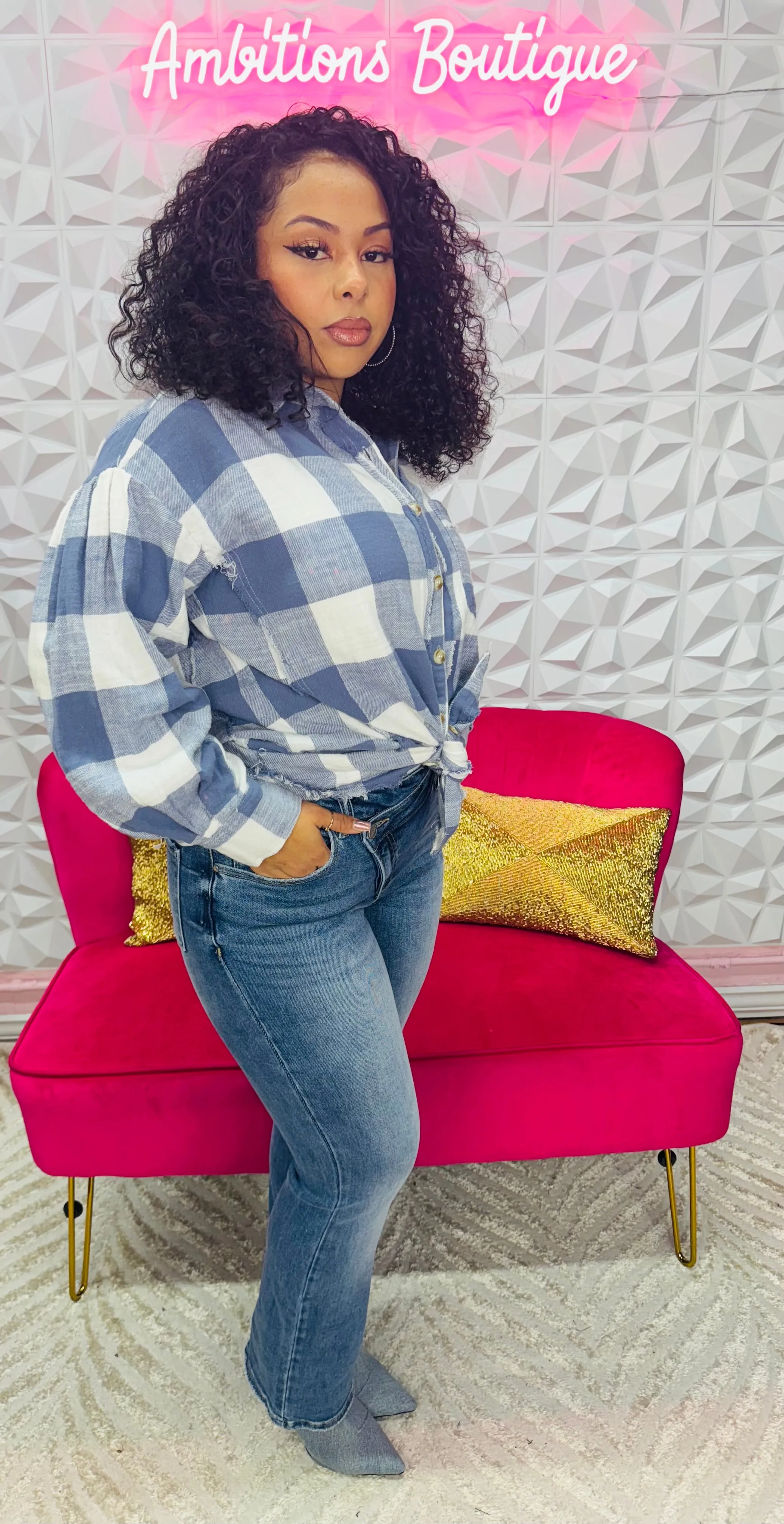 Wild and free button up