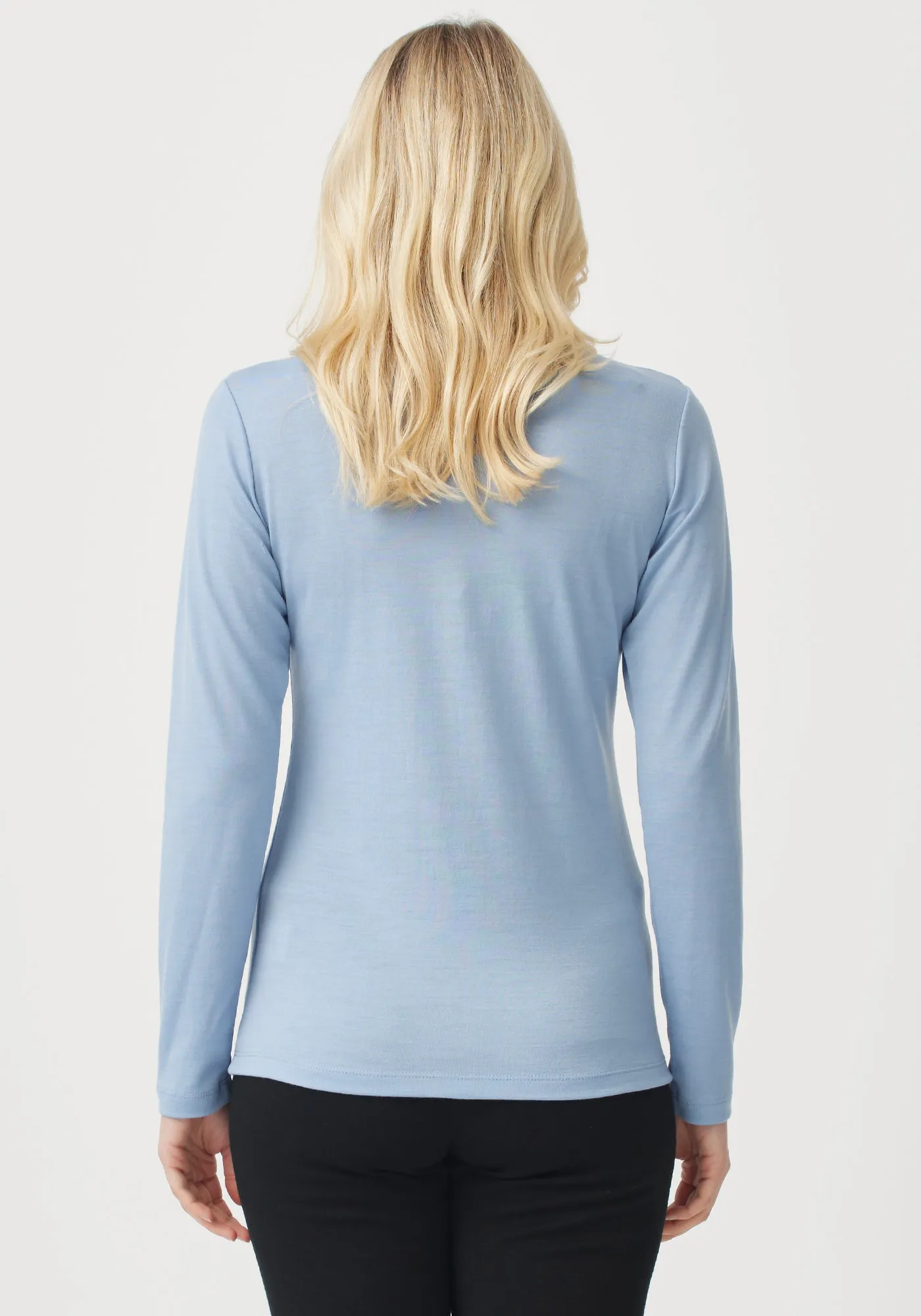 Womens Mountainsilk Half Zip-Cloudless-6742