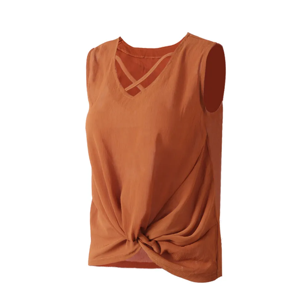 Women's V-neck Sexy Sports Top