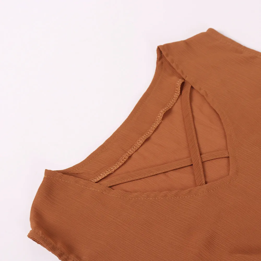 Women's V-neck Sexy Sports Top