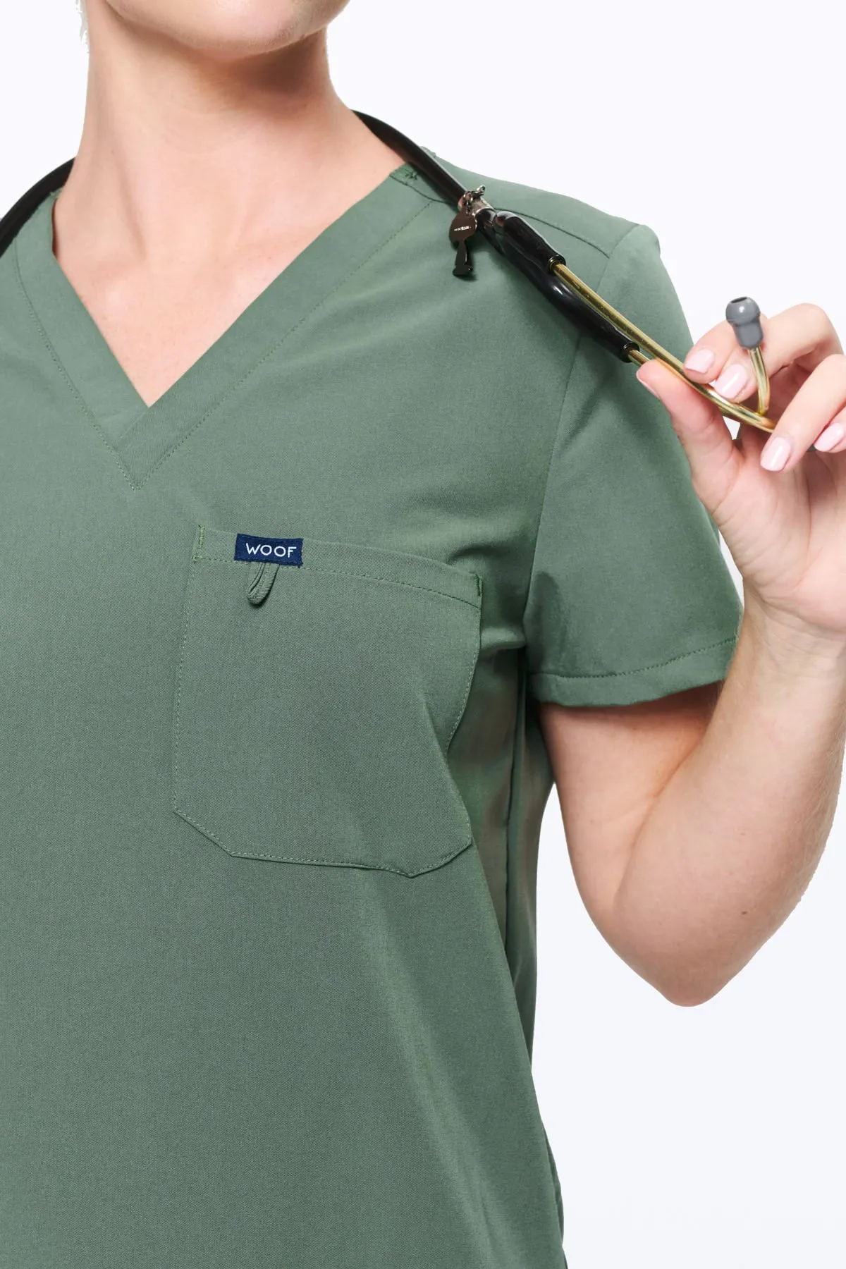 Women’s V-Neck Tuck Top - Clearance Sale