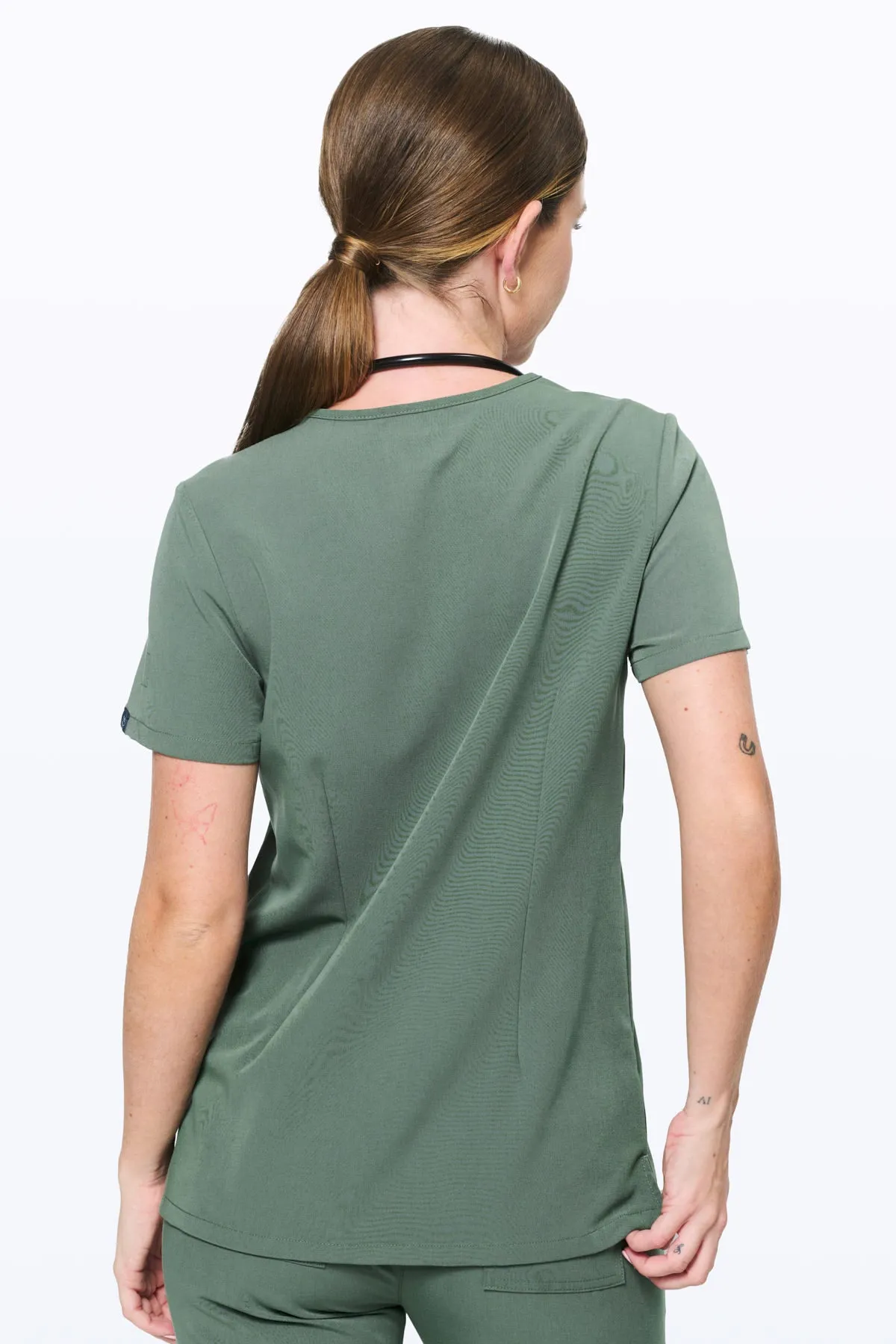 Women’s V-Neck Tuck Top - Clearance Sale