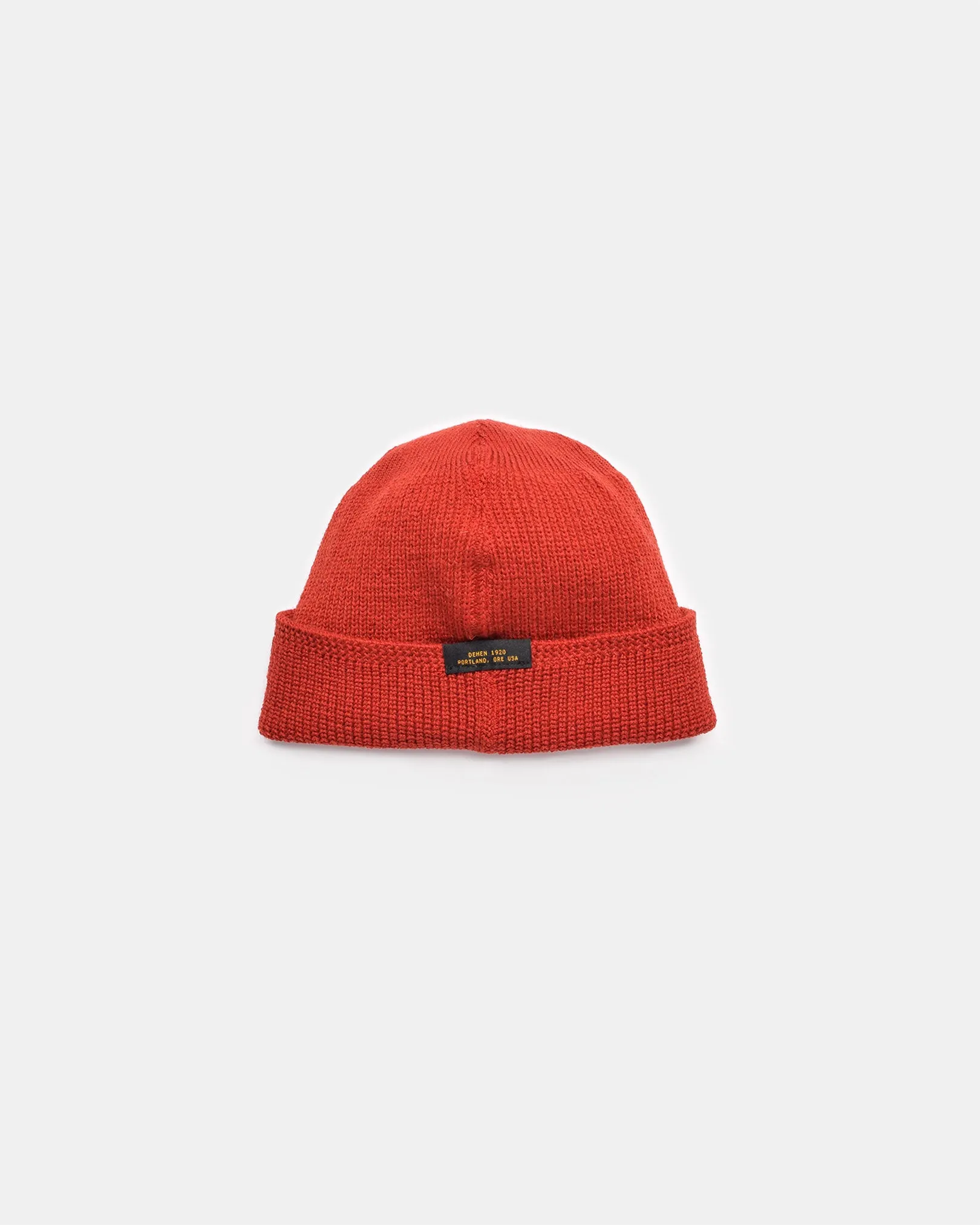 Wool Knit Watch Cap - Forster Red