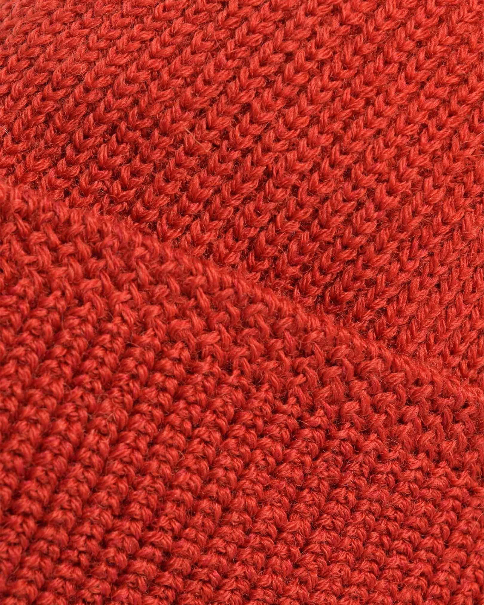 Wool Knit Watch Cap - Forster Red