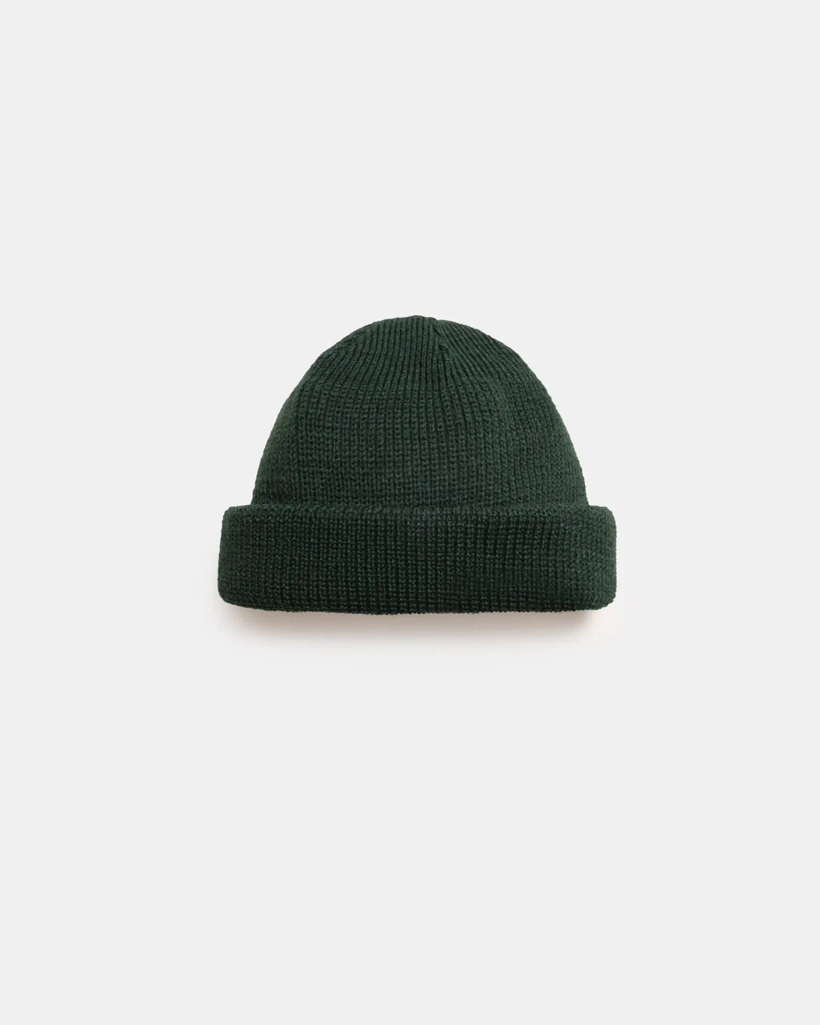 Wool Knit Watch Cap - Pine