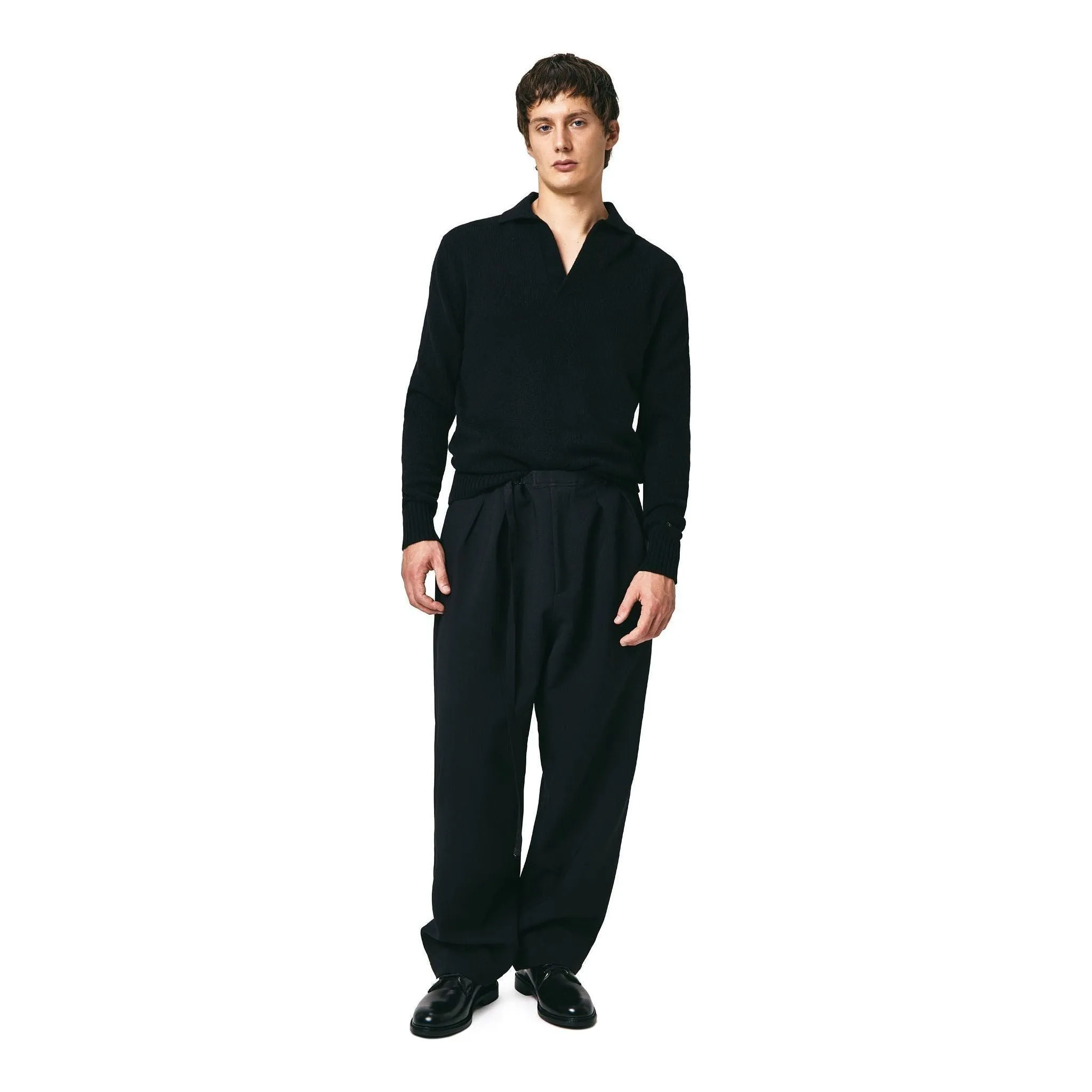 Wool Polo, Nero