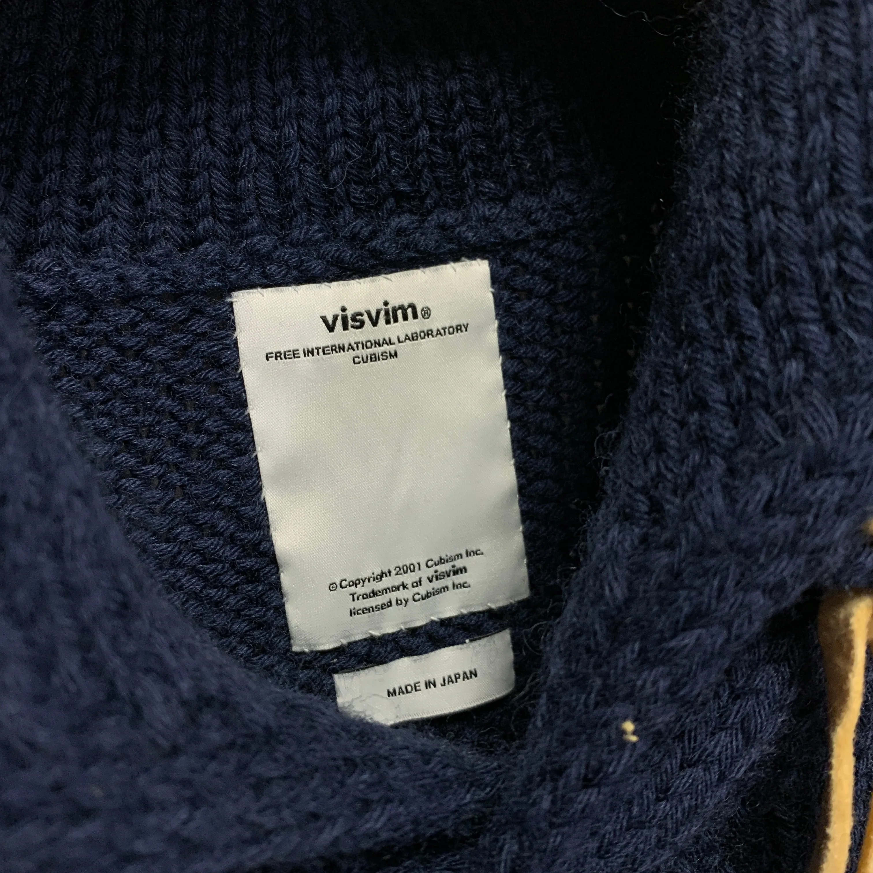 [XL] Visvim 12AW Sturgis Wool Shawl Collar Knit Sweater