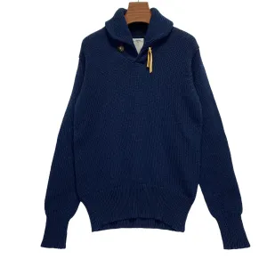 [XL] Visvim 12AW Sturgis Wool Shawl Collar Knit Sweater