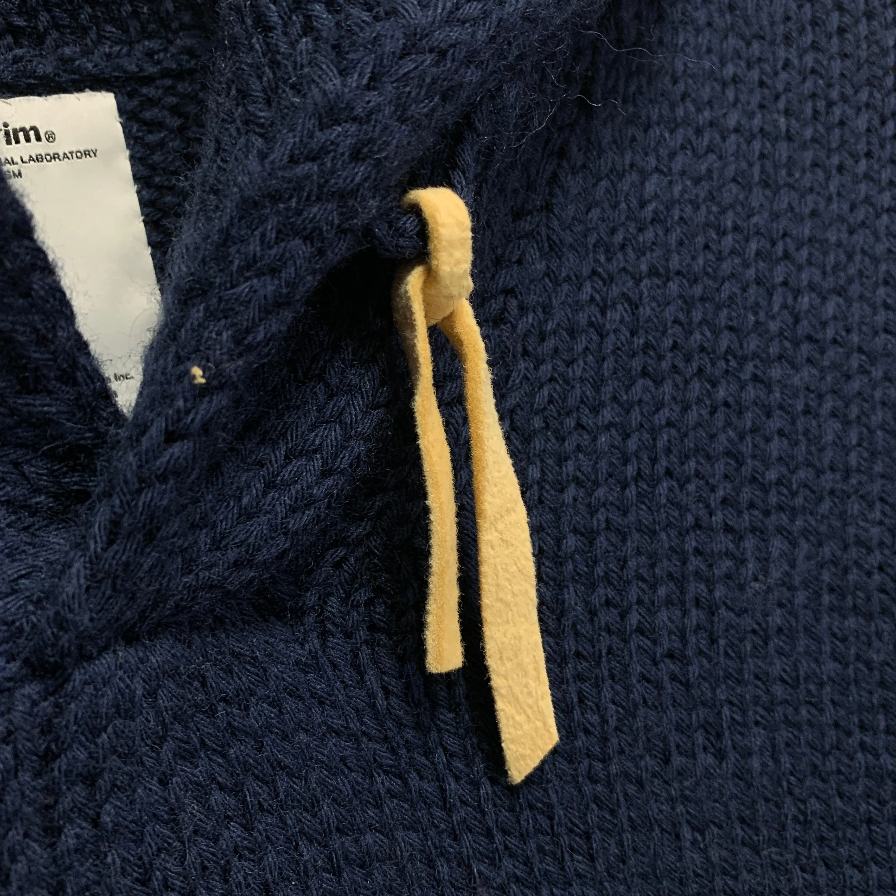 [XL] Visvim 12AW Sturgis Wool Shawl Collar Knit Sweater