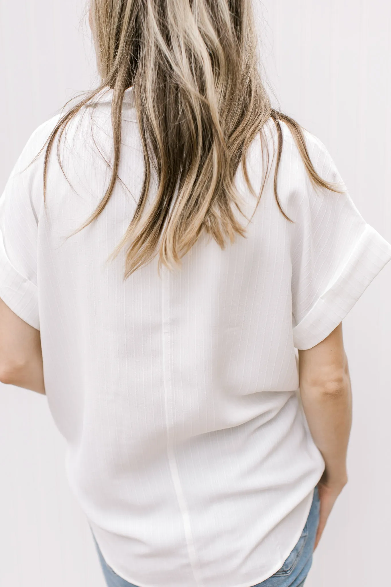 XZ Classic Fold Sleeve Button Down